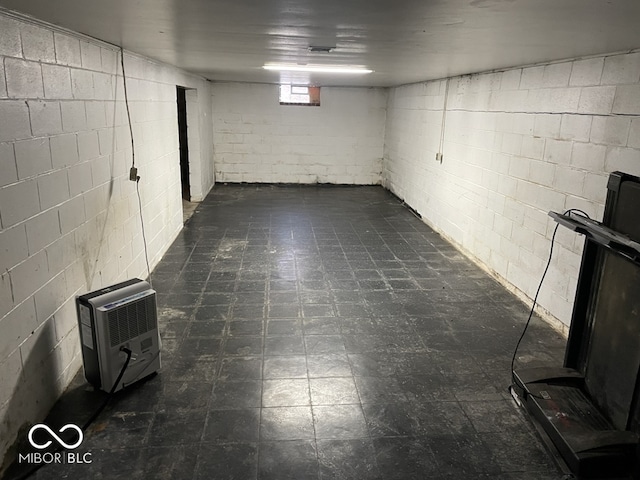 view of basement