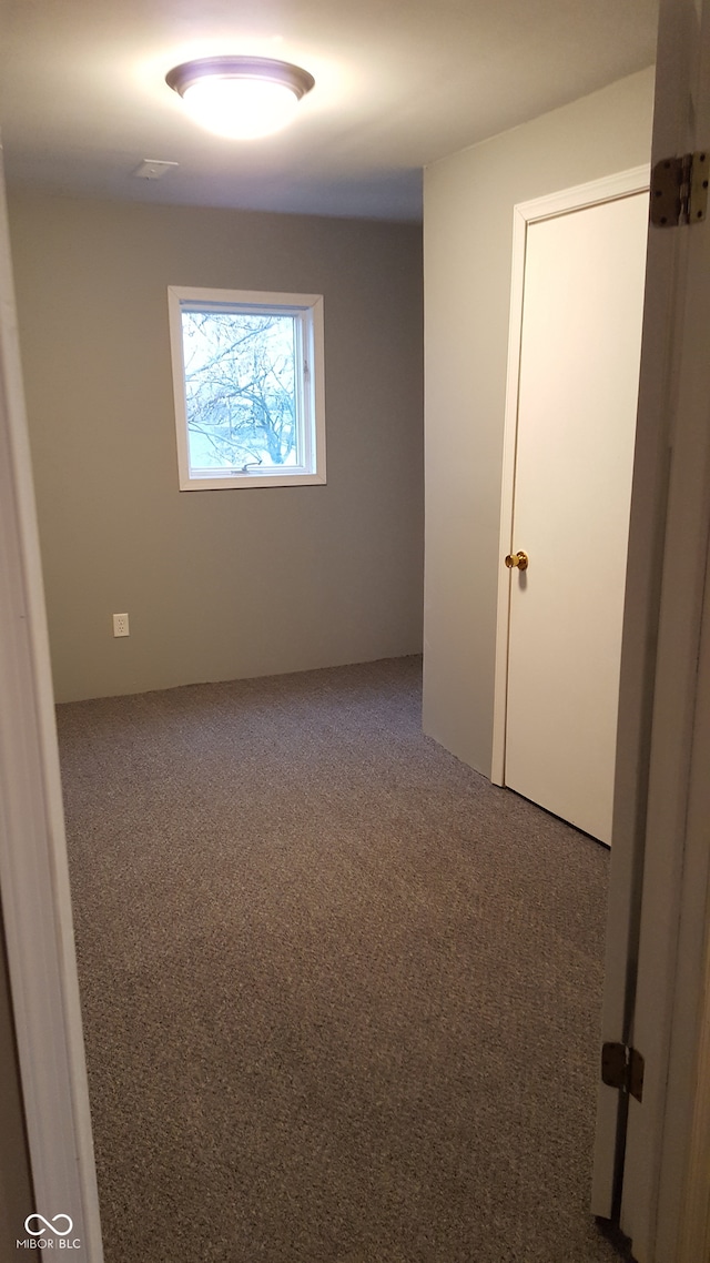 empty room featuring carpet