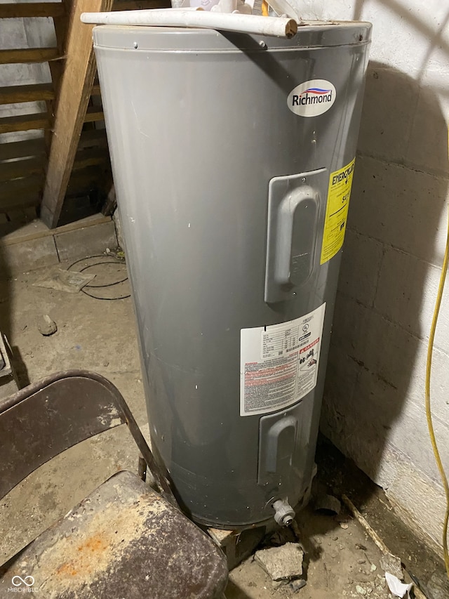 utilities featuring water heater