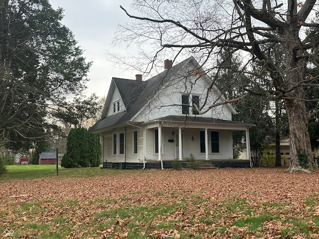 view of front of house featuring a porch