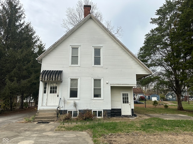 view of rear view of house