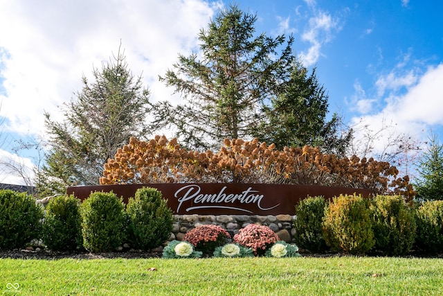 8030 Totton Ct, Zionsville, IN 46077 - view of community / neighborhood sign