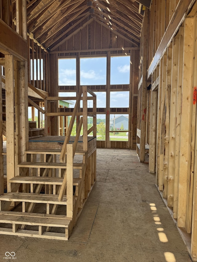 8030 Totton Ct, Zionsville, IN 46077 - misc room featuring lofted ceiling