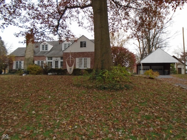 view of front of home featuring a carport