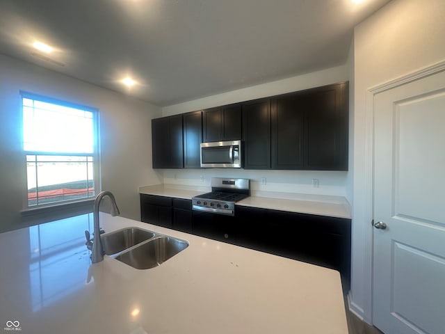 kitchen featuring sink and stainless steel appliances