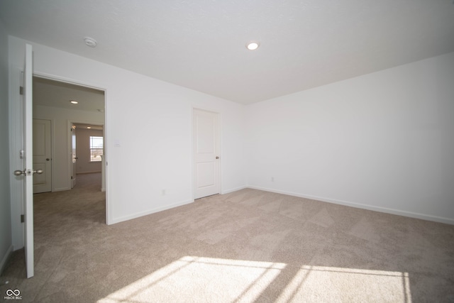 7904 Magnolia St, New Palestine, IN 46163 - unfurnished bedroom featuring carpet, baseboards, and recessed lighting