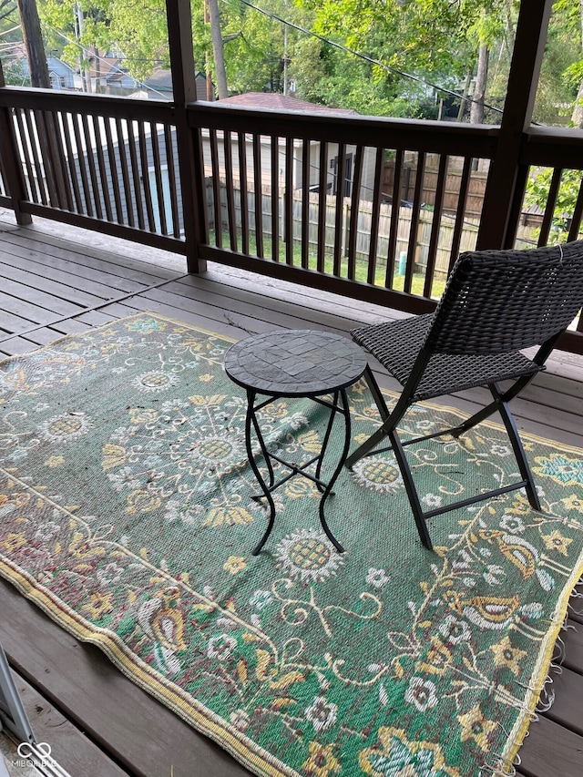 1213 Cottage Ave, Indianapolis, IN 46203 - view of wooden terrace