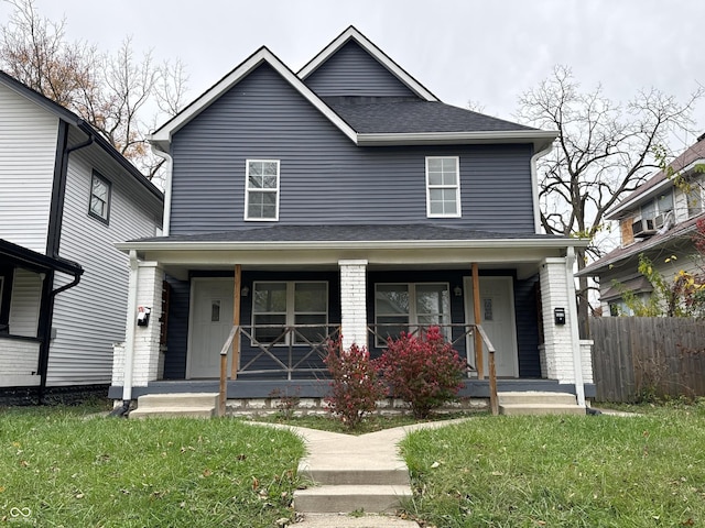 front of property with a porch