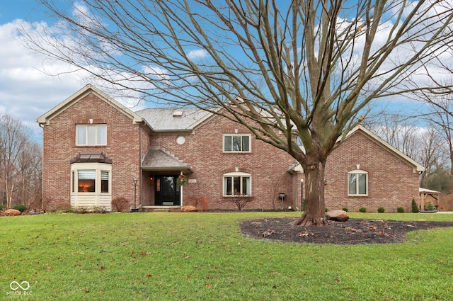 view of front property with a front yard