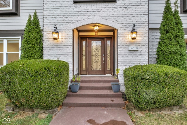 view of entrance to property