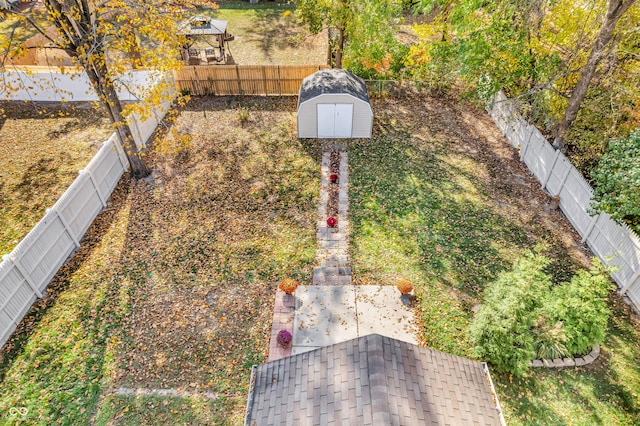 11411 Shady Hollow Ln, Indianapolis, IN 46229 - view of fenced backyard