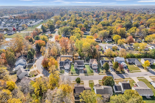 11411 Shady Hollow Ln, Indianapolis, IN 46229 - aerial view of property's location with nearby suburban area