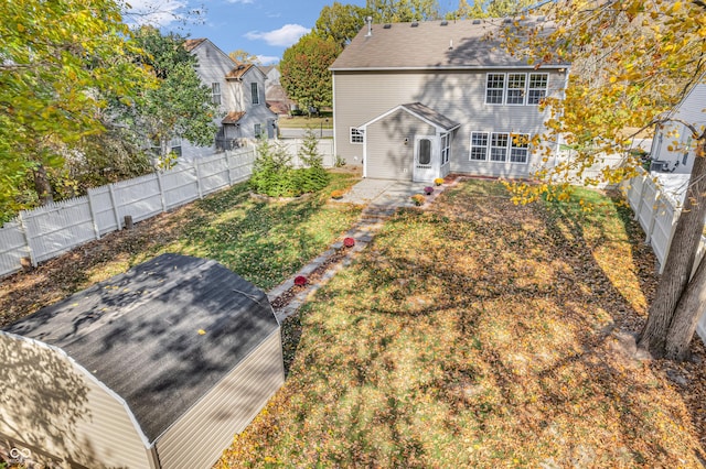 11411 Shady Hollow Ln, Indianapolis, IN 46229 - rear view of property featuring a patio