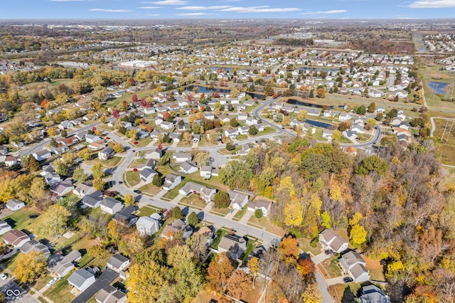 11411 Shady Hollow Ln, Indianapolis, IN 46229 - aerial view of property and surrounding area with nearby suburban area