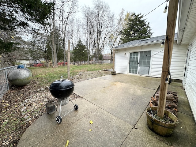 view of patio / terrace featuring area for grilling