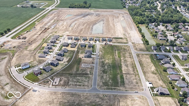 bird's eye view featuring a residential view