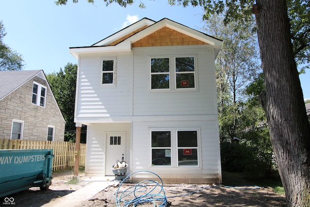 view of rear view of house