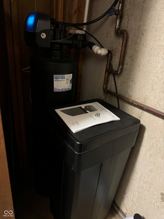 view of clothes washing area