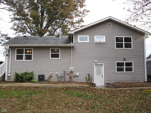 view of back of property