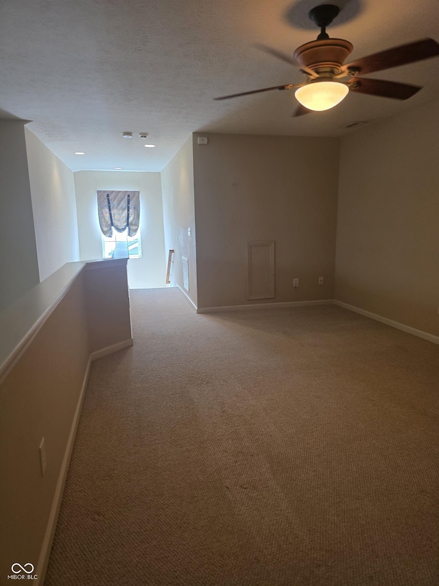 4835 Franklin Villas Dr, Indianapolis, IN 46237 - unfurnished room with light colored carpet and a ceiling fan