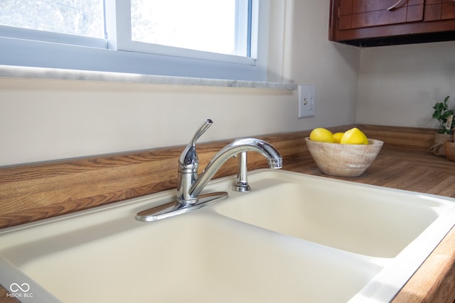 interior details with sink