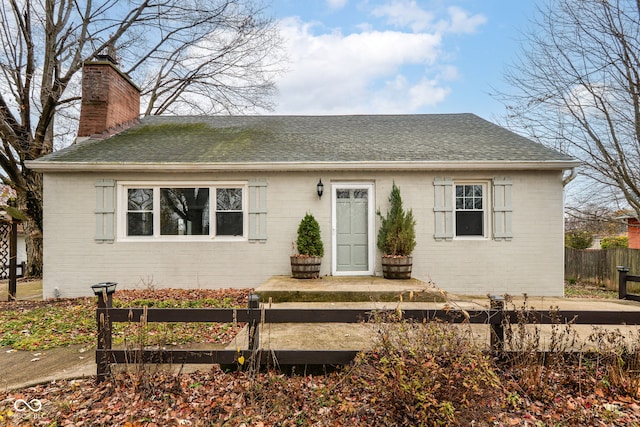 view of bungalow