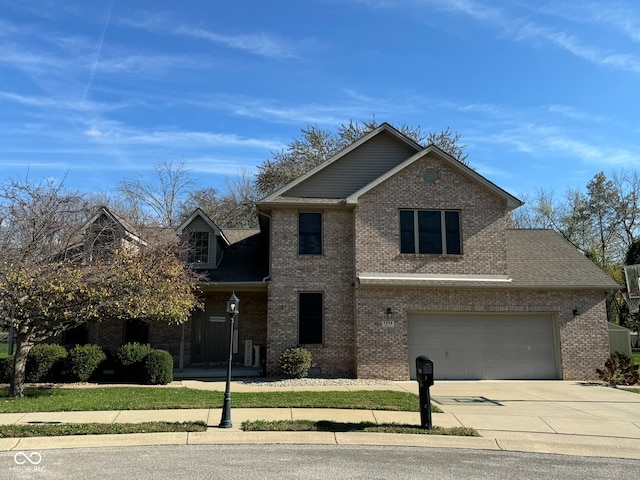 front facade featuring a garage