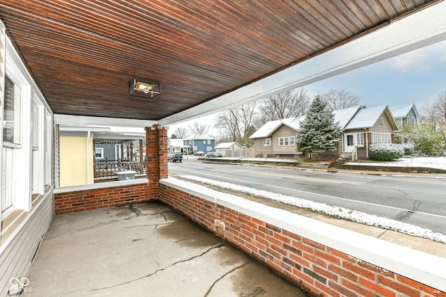 view of patio / terrace featuring covered porch