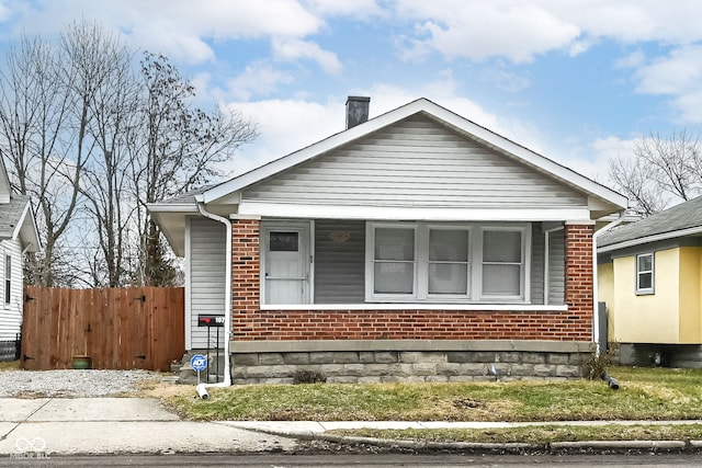 view of side of property