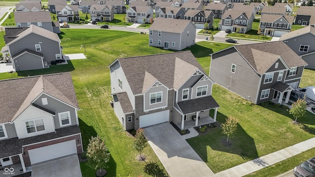 10797 Walden Ln, Brownsburg, IN 46112 - aerial perspective of suburban area
