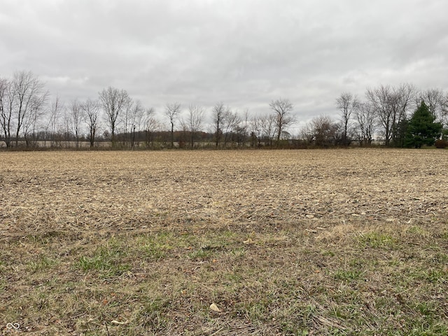 view of landscape featuring a rural view