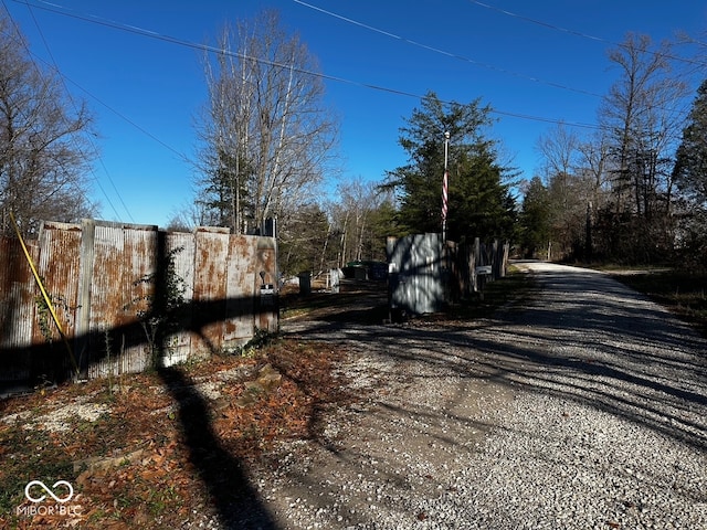 view of road