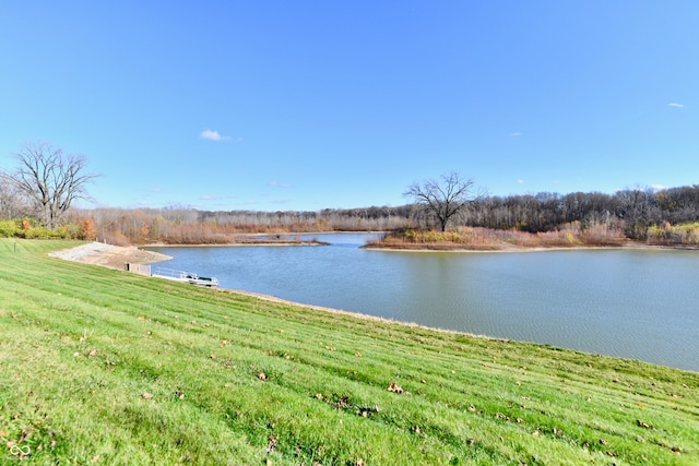 property view of water