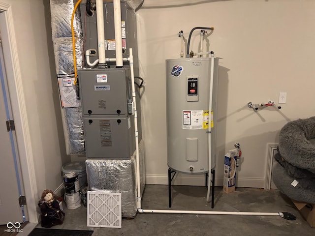 utilities with electric water heater