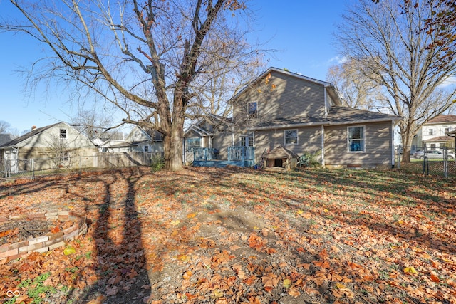 view of rear view of house