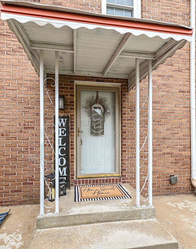 view of entrance to property