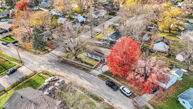 8902 Carla Dr, Indianapolis, IN 46219 - aerial perspective of suburban area