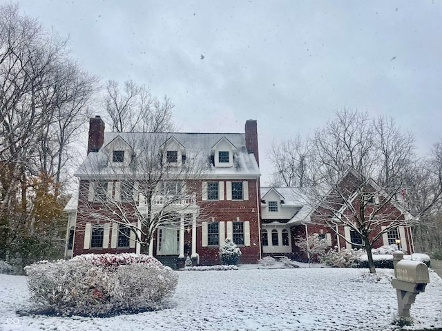 view of front of property