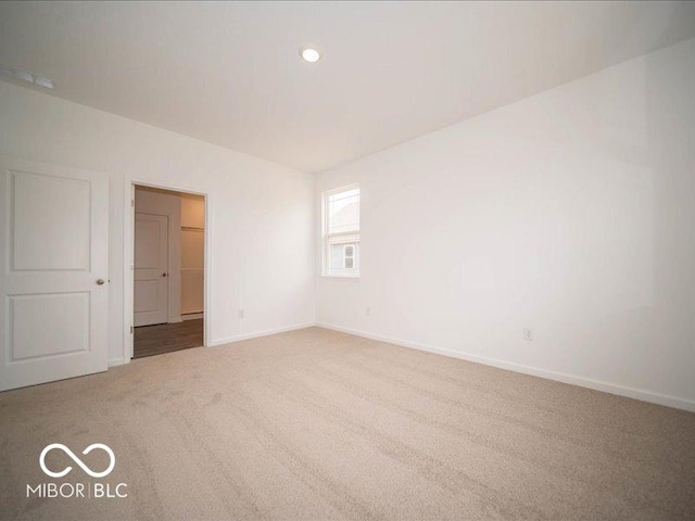 6322 Granby Dr, Whitestown, IN 46075 - carpeted spare room featuring baseboards and recessed lighting