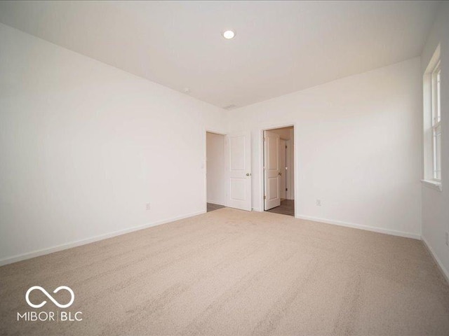 6322 Granby Dr, Whitestown, IN 46075 - empty room featuring carpet flooring and recessed lighting