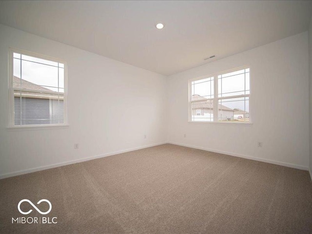 6322 Granby Dr, Whitestown, IN 46075 - carpeted empty room featuring baseboards and recessed lighting