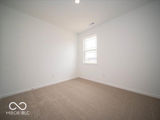 6322 Granby Dr, Whitestown, IN 46075 - carpeted spare room with baseboards and recessed lighting