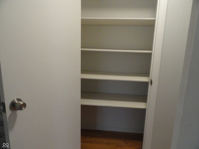 view of closet