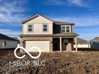 front facade featuring a garage