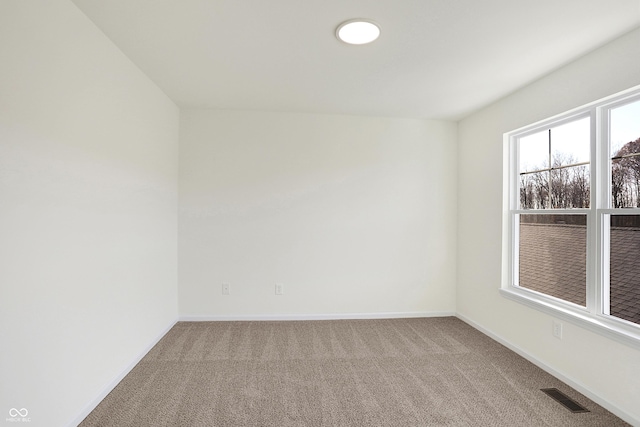 empty room featuring carpet