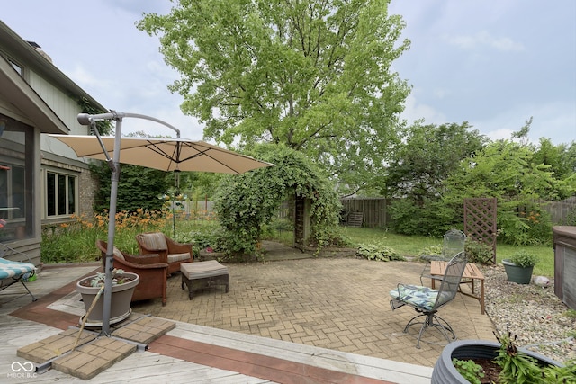 view of patio / terrace