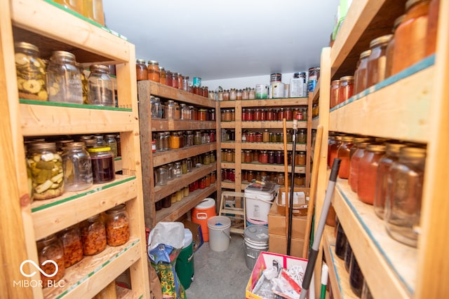 view of storage room