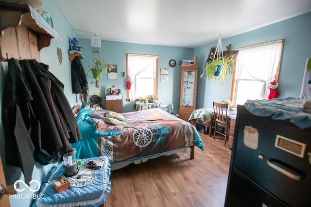 6255 E County Road 850 N, North Vernon, IN 47265 - bedroom featuring wood finished floors
