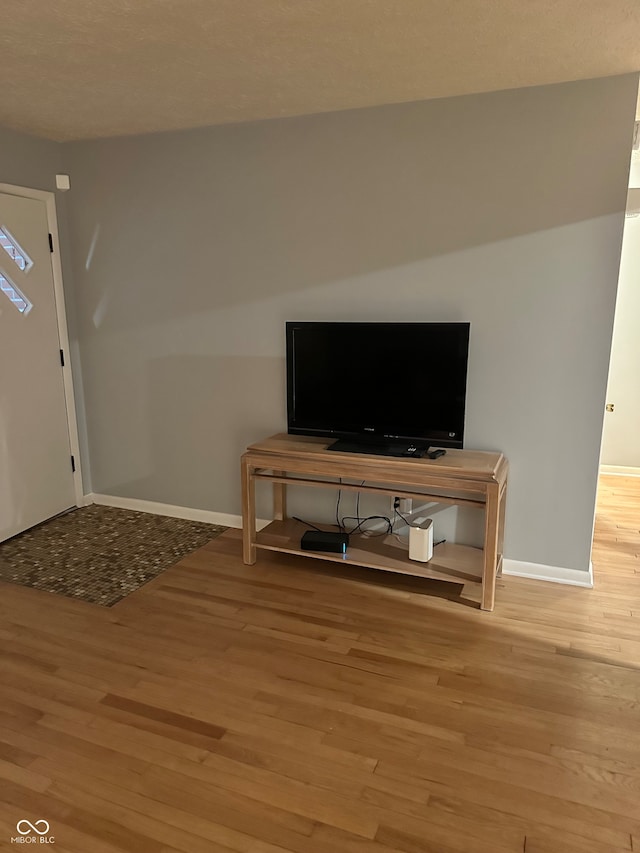 entrance foyer featuring light hardwood / wood-style flooring