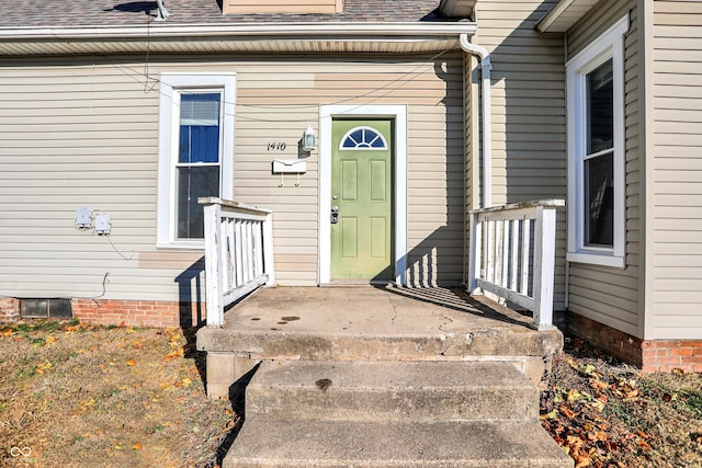 view of entrance to property